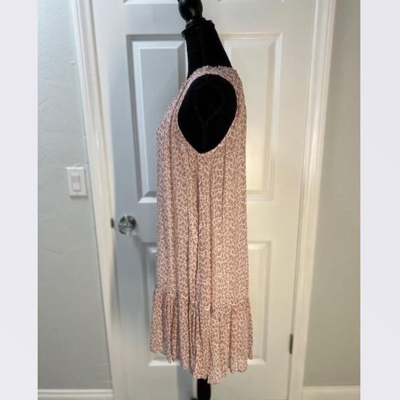 Natalie Flounced Tunic Dress in Neutral Motif from Anthropologie-Size Medium-NWT - Picture 7 of 10